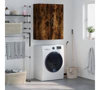 Vidaxl Armoire Murale Chêne Fumé 69,5x34x90 Cm Multicolore