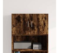 Armoire murale chêne fumé 70x42,5x40 cm bois d'ingénierie