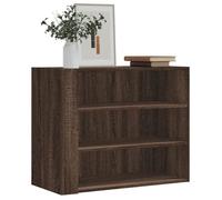 vidaXL Wandkast 75x35x60 cm bewerkt hout bruin eikenkleurig848422 Marron G