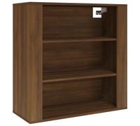 Vidaxl Armoire Murale Chêne Marron 80x33x80 Cm Bois D'ingénierie Marron