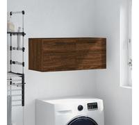 Vidaxl Armoire Murale Chêne Marron 80x36,5x35 Cm Bois D'ingénierie Multicolore
