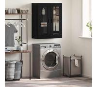 vidaXL Armoire murale Chêne noir 69.5 x 34 x 90 cm Bois composite