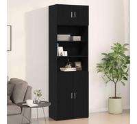 vidaXL Armoire murale Chêne noir 70 x 42,5 x 40 cm Bois composite