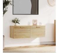 Armoire Murale Chêne Fumé 100x36,5x35 cm Bois d'Ingénierie Flottante vidaXL