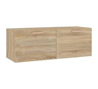 Vidaxl Armoire Murale Chêne Sonoma 100x36,5x35 Cm Bois D'ingénierie Multicolore