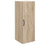vidaXL Armoire Murale Chêne Sonoma 33 x 34,5 x 90 cm Bois d'ingénierie, Armoire Murale stylée, Design Vintage, Rangement spacieux, Meuble Gain de Place, Organisateur pour Salon