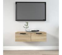 vidaXL Armoire murale Chêne sonoma 68x30x20 cm Bois d'ingénierie Marron