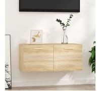 Vidaxl Armoire Murale Chêne Sonoma 80x35x36,5 Cm Bois D'ingénierie Multicolore