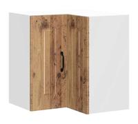 vidaXL Armoire murale d'angle de cuisine Kalmar vieux bois Marron