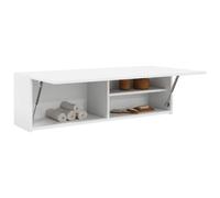 Vidaxl Armoire Murale De Bain Blanc 100x25x30 Cm Bois D'ingénierie Blanc