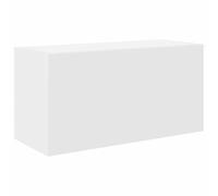 Vidaxl Armoire Murale De Bain Blanc 60x25x30 Cm Bois D'ingénierie Blanc