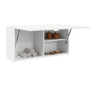 vidaXL Armoire murale de bain blanc 80x25x40 cm bois d'ingénierie 860085