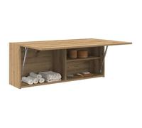 vidaXL Armoire murale de bain Chêne artisanal Bois d'ingénierie Marron