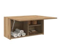Vidaxl Armoire Murale De Bain Chêne Artisanal Bois D'ingénierie Marron
