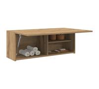 Vidaxl Armoire Murale De Bain Chêne Artisanal Bois D'ingénierie Marron