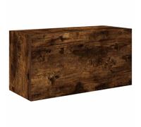 Vidaxl Armoire Murale De Bain Chêne Fumé 60x25x30 Cm Bois D'ingénierie Marron