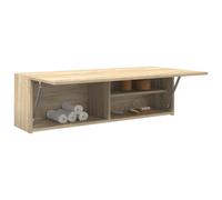 Vidaxl Armoire Murale De Bain Chêne Sonoma 100x25x30cm Bois Ingénierie Marron