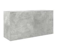 Vidaxl Armoire Murale De Bain Gris Béton 80x25x40 Cm Bois D'ingénierie Marron