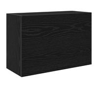 vidaXL Armoire Murale de Bain Noir 60x25x40 cm Bois d'ingénierie, Placard Mural de Salle de Bain, Armoire Murale pour Salle de Bain, Rangement Mural de Salle de Bain