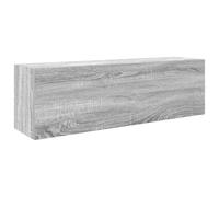 vidaXL Armoire murale de bain Sonoma Gris 100×25×30 cm Bois ingénierie