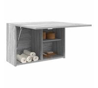 Vidaxl Armoire Murale De Bain Sonoma Gris 60x25x40cm Bois D'ingénierie Marron