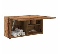 Vidaxl Armoire Murale De Bain Vieux Bois 60x25x30 Cm Bois D'ingénierie Marron