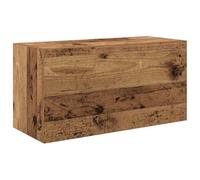 Vidaxl Armoire Murale De Bain Vieux Bois 60x25x30 Cm Bois D'ingénierie Marron