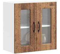 vidaXL Armoire Murale de Cuisine avec Porte vitrée Kalmar Bois d'ingénierie Ancien