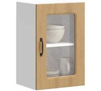 Vidaxl Armoire Murale De Cuisine Avec Porte En Verre Kalmar