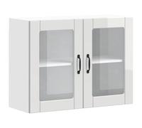 vidaXL Armoire Murale de Cuisine avec Porte vitrée Lucca Bois