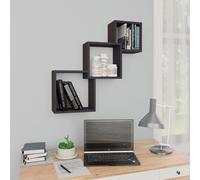 Vidaxl Armoire Murale De Cuisine Kalmar Gris Béton Bois D'ingénierie Marron