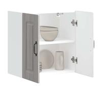 Vidaxl Armoire Murale De Cuisine Kalmar Sonoma Gris Bois D'ingénierie Marron