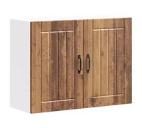 vidaXL Armoire Murale de Cuisine Lucca Vieux Bois Bois ingénierie