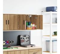 vidaXL Armoire murale de garage chêne artisanal bois d'ingénierie