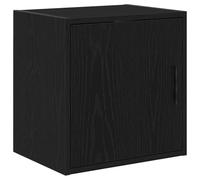 vidaXL Armoire Murale de Garage Noir Bois d'ingénierie