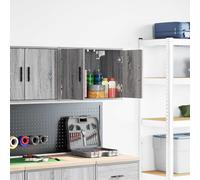 vidaXL Armoire murale de garage sonoma gris bois d'ingénierie