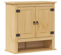 vidaXL Armoire Murale de Salle de Bain Corona Bois de pin Massif