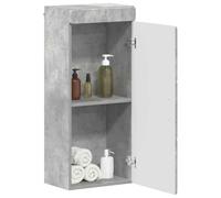 vidaXL Armoire Murale de Salle de Bain Tulum Gris béton