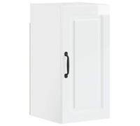 vidaXL Armoire Murale de Salle de Bain Utrecht Blanc Brillant, Rangement de Salle de Bain, Armoire Moderne résistante à l'humidité, Organisateur Mural, Design Compact pour Vos Essentiels