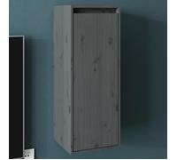 vidaXL Armoire murale Gris 30x30x80 cm Bois de pin massif