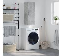 vidaXL – Armoire murale Placard suspendu 34,5×34×90 cm – Rangement, Meuble flottant, Gris béton