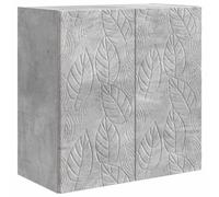 vidaXL Armoire Murale 59 x 31 x 60 cm Bois d'ingénierie Gris béton 898748