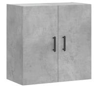 vidaXL Armoire murale – Placard suspendu moderne avec rangement, gris béton bois d'ingénierie