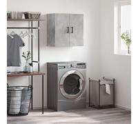 Vidaxl Armoire Murale Gris Béton 60x31x60 Cm Bois D'ingénierie Gris