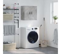 vidaXL Armoire Murale, Placard Suspendu avec Rangement, Meuble Flottant de Salon Salle de Séjour Intérieur, Moderne, Gris Béton Bois d'Ingénierie