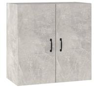 Vidaxl Armoire Murale Gris Béton 60x31x60 Cm Bois D'ingénierie Marron