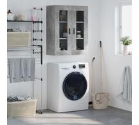 vidaXL Armoire murale gris béton 69,5x34x90 cm