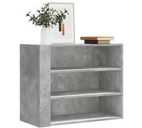 vidaXL Armoire murale gris béton 75x35x60 cm bois d'ingénierie