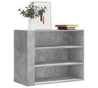 Vidaxl Armoire Murale Gris Béton 75x35x60 Cm Bois D'ingénierie Marron