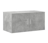 vidaXL Armoire Murale Gris béton 80x42,5x40 cm Bois d'ingénierie